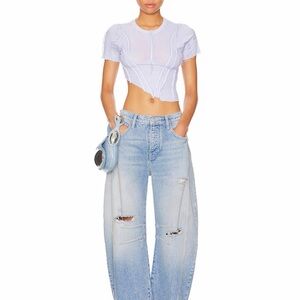 Free People Boyfriend Stylish Light Blue Women's Jeans